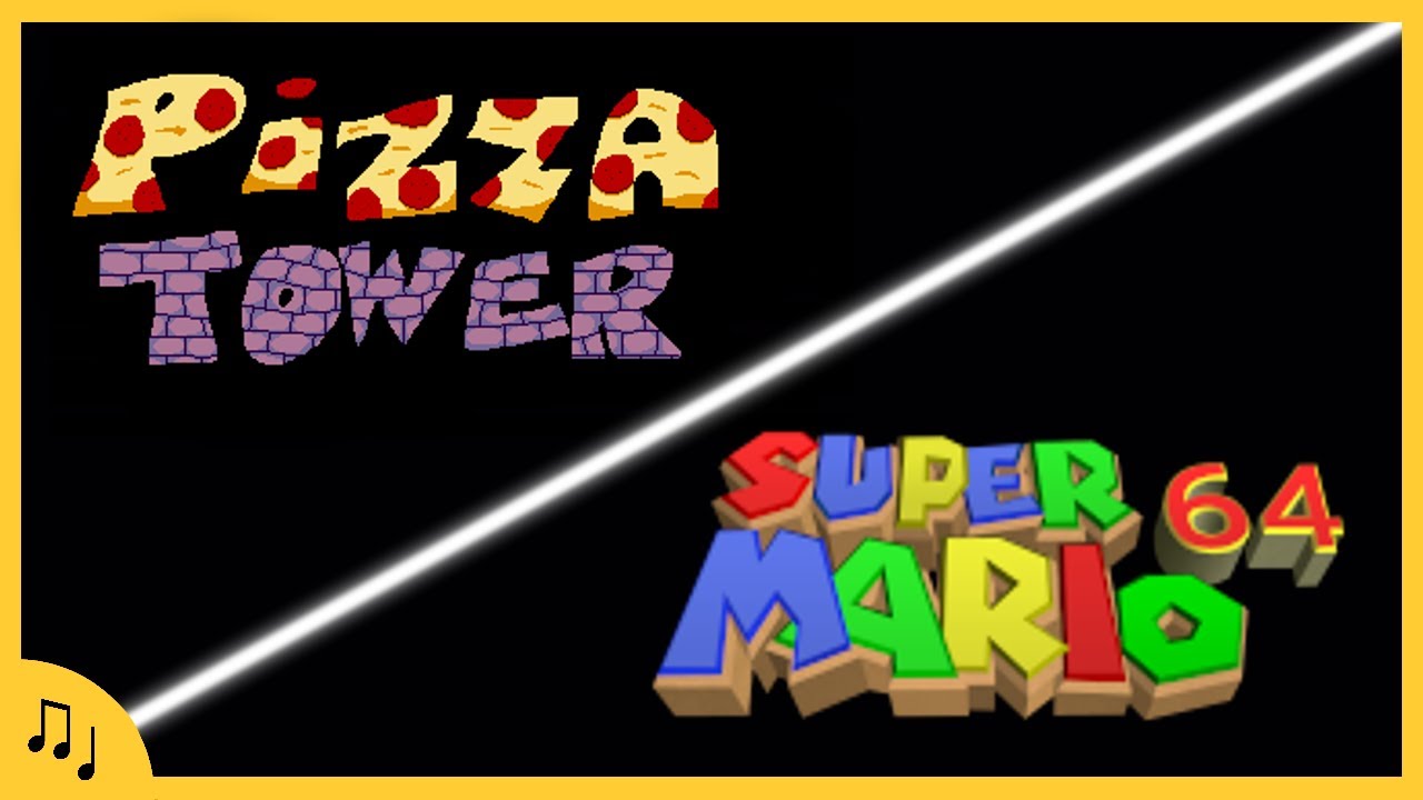 Pizza Tower: It's Pizza Time! (Super Mario 64 cover)
