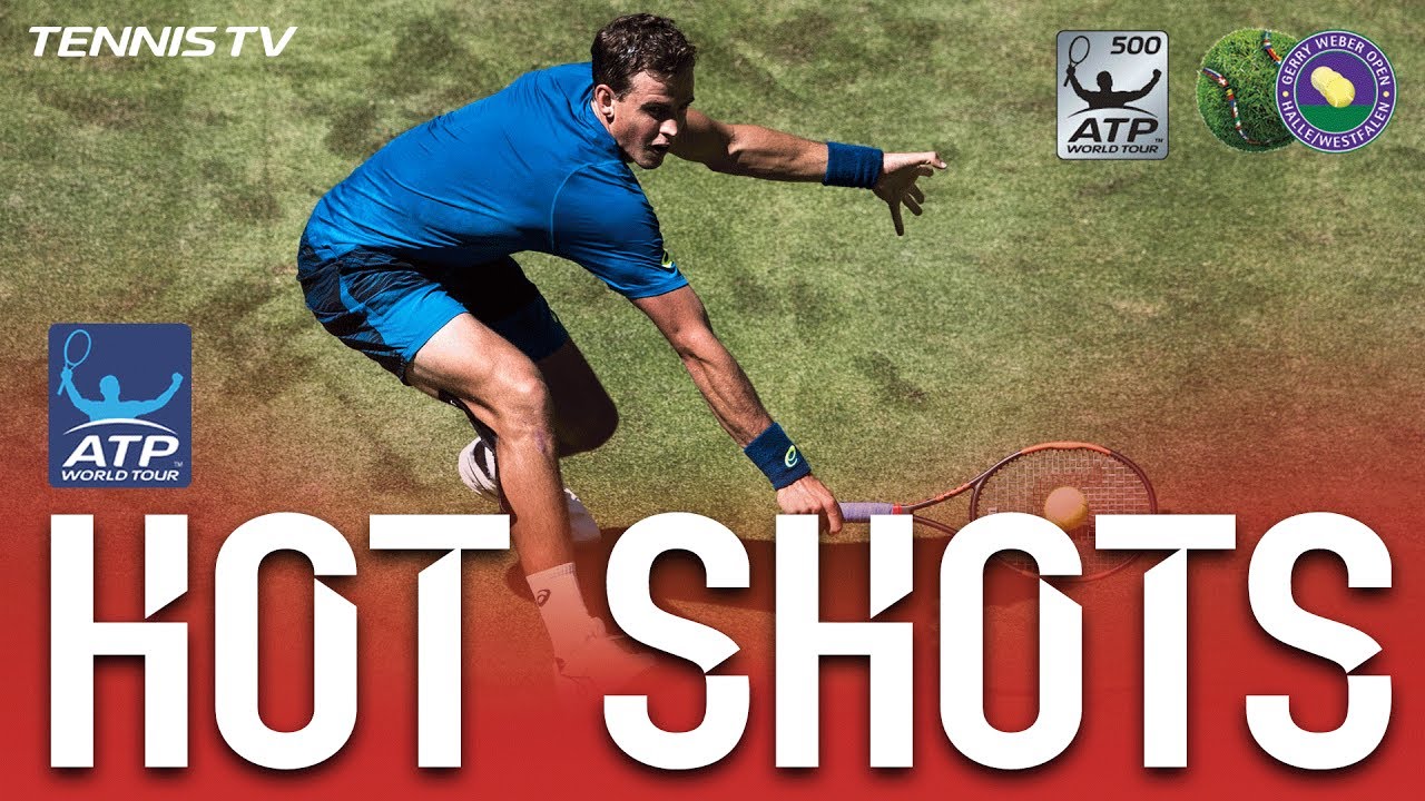 Hot Shot: Pospisil Fires Backhand In Halle 2017