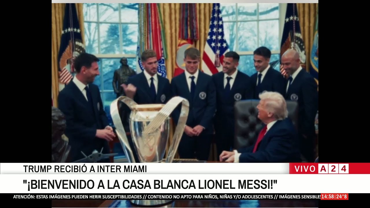 📢 ¡BIENVENIDO A LA CASA BLANCA LEO MESSI!: TRAS EL TÍTULO DEL INTER MIAMI