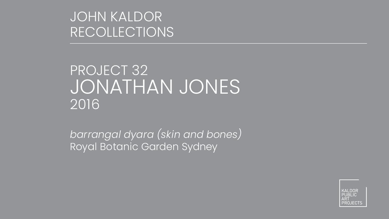Project 32 : Jonathan Jones, 2016 - John Kaldor Recollections