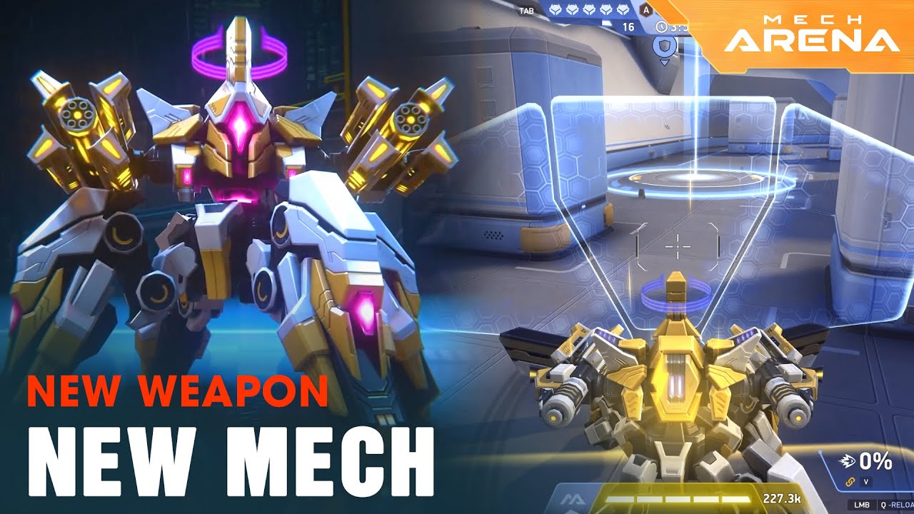 Robot mới: Blockhorn - Vũ khí mới: Thần Công 16 - Mech Arena