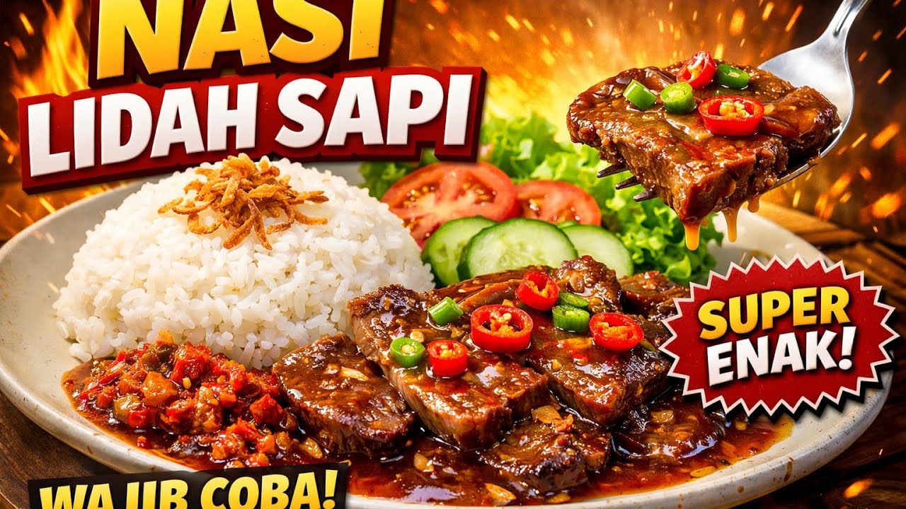 SERIUSAN... INI NASI LIDAH SAPI TERENAK YANG PERNAH AKU MAKAN❗