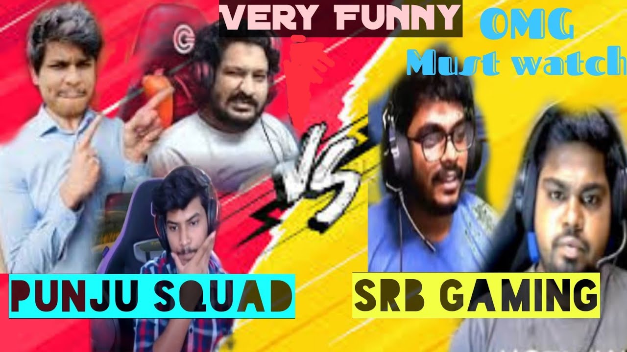 Punju squad vs SRB gaming very funny 😂😂 match must watch ||by Unq rooster #punjusquad #pubgmobile