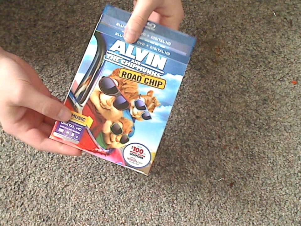 Blu ray unboxing: Alvin and the chipmunks 4 road chip