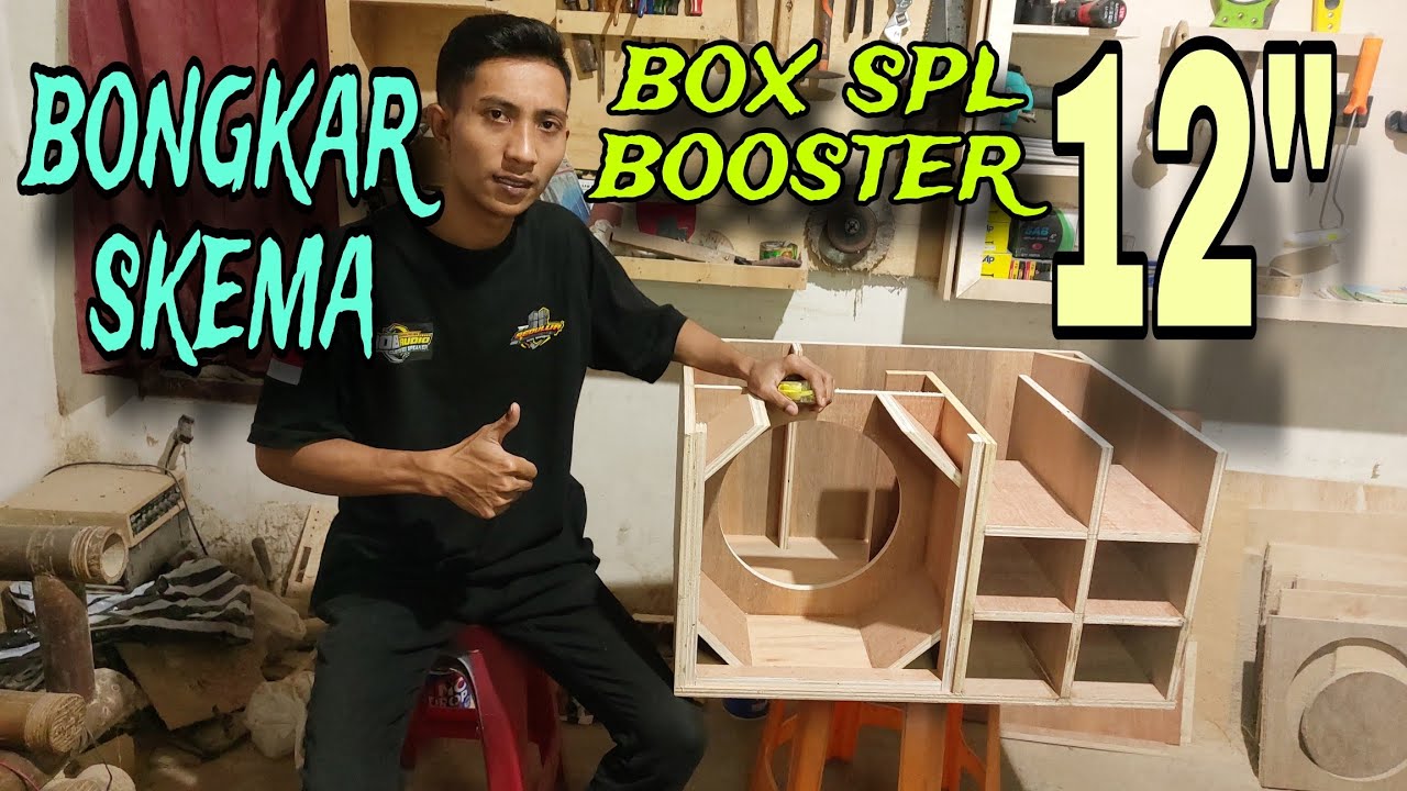 SKEMA BOX SPEALER MODEL SPL BOOSTER MINIATUR 12 INCH BALAP
