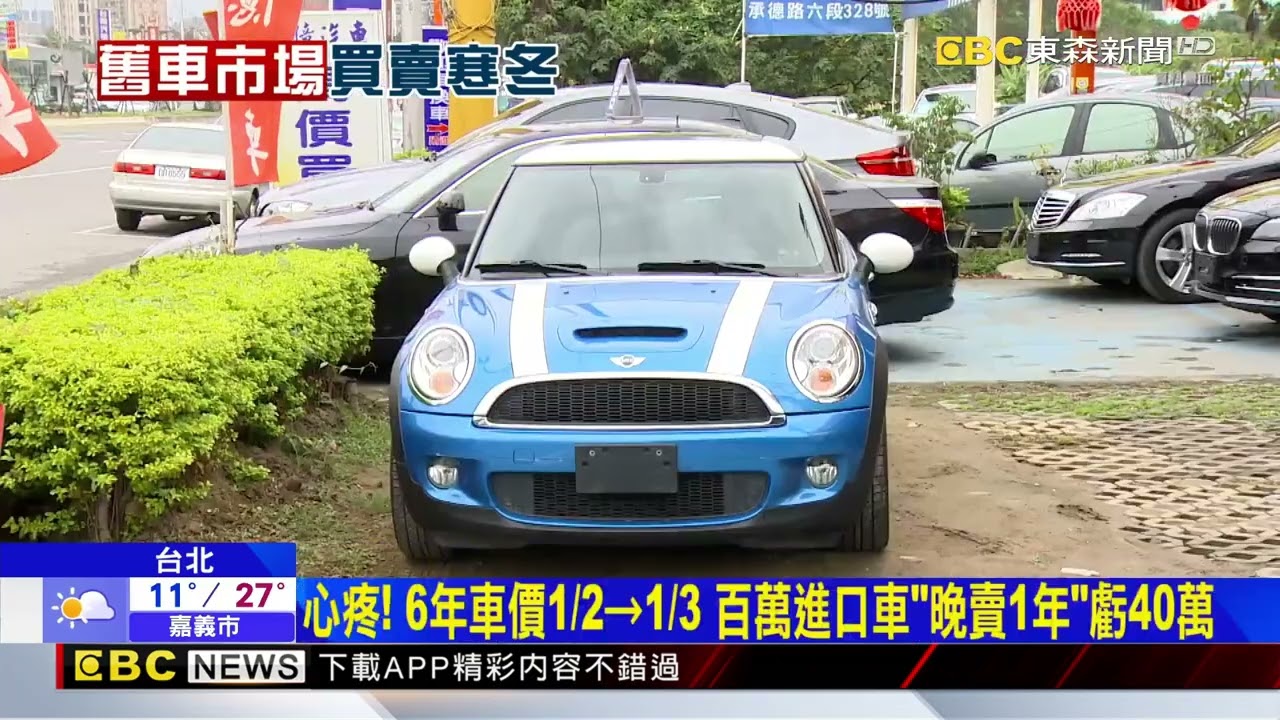 零關稅雪上加霜！ 近一年「二手車價直落」買&賣都跌@newsebc