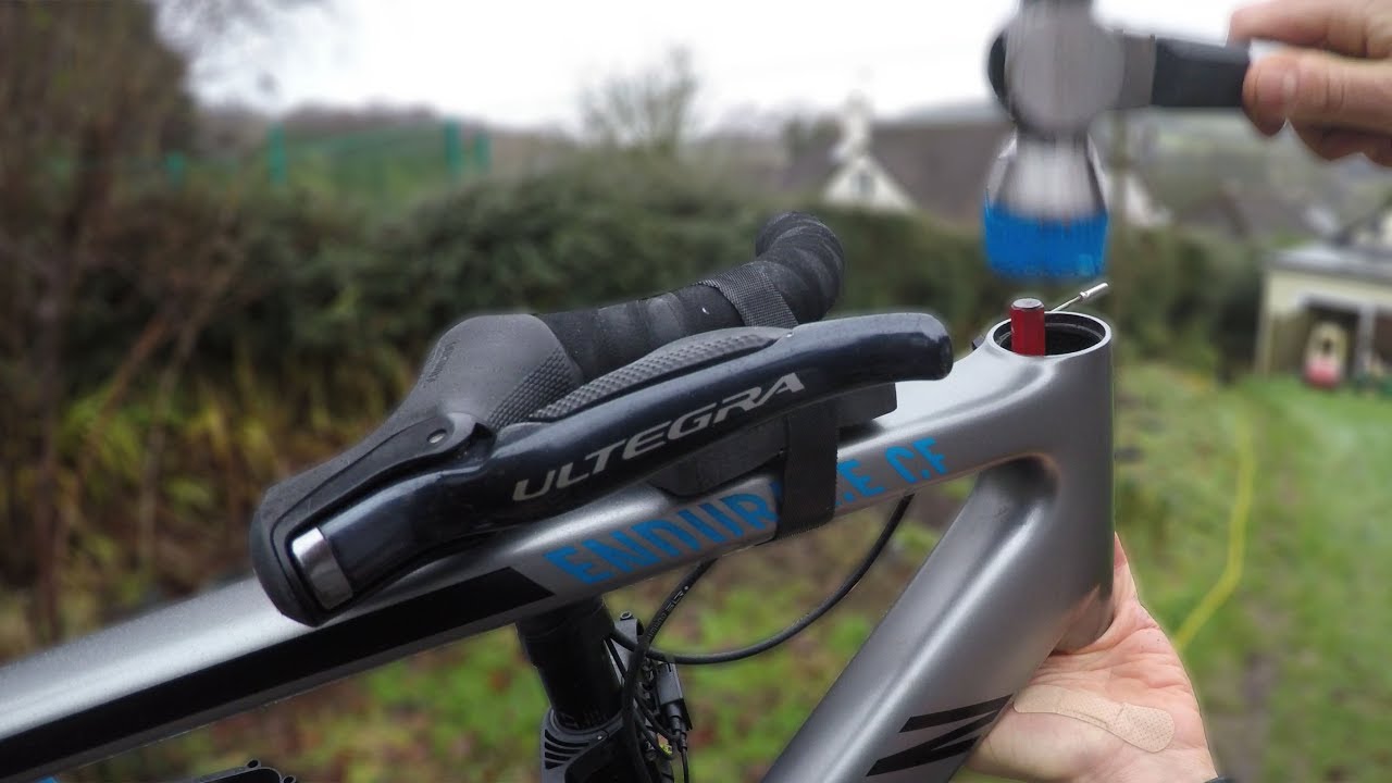 Replacing headset bearings on a Canyon Endurace