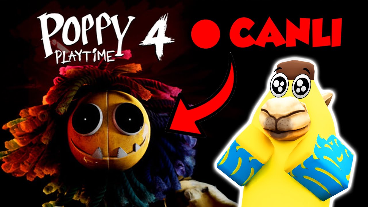 🔴BİTİRDİK Poppy Playtime Chapter 4