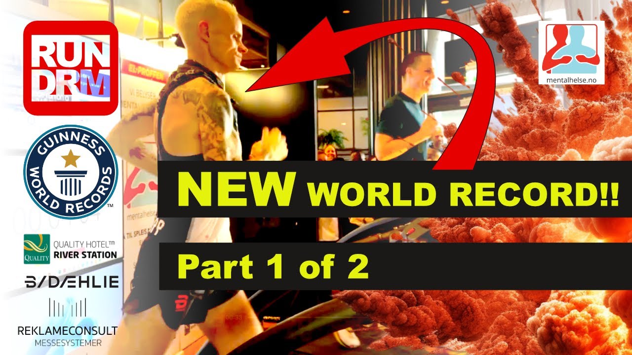 GREATEST DISTANCE RUN ON A TREADMILL IN 24 HOURS PART 1/2