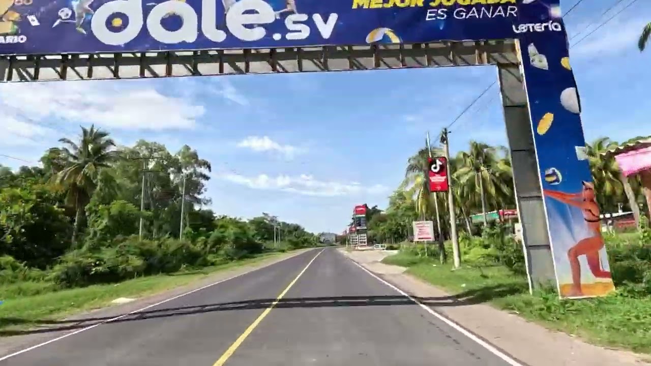 Carretera a playa costa del sol #izalcotv