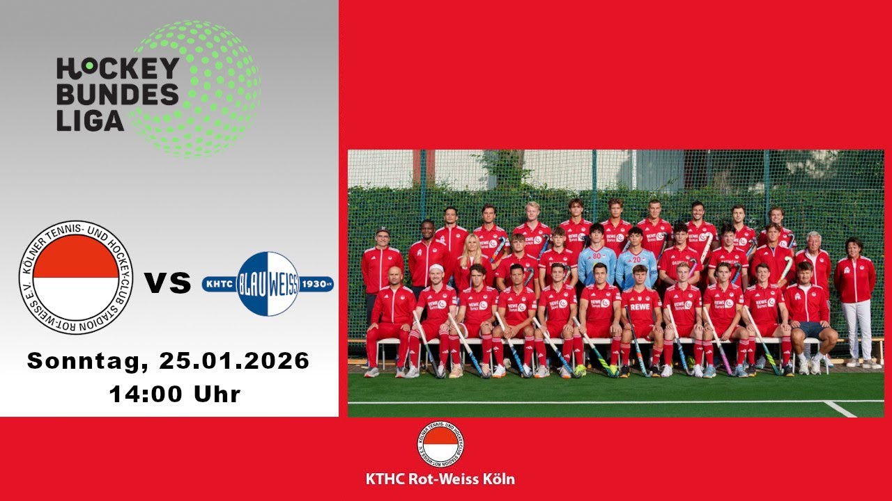 Rot-Weiss Köln - Blau Weiss Köln - 1. Hallenhockey Bundesliga Herren
