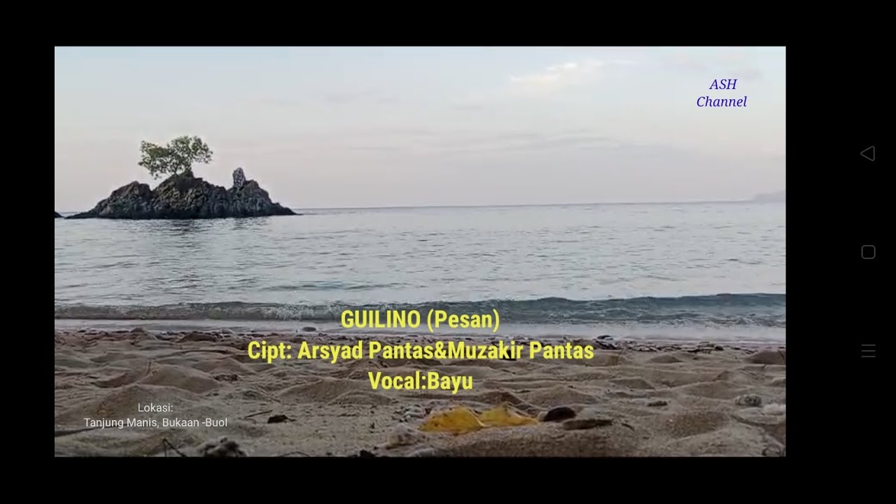 Lagu Buol Guilino (pesan), dengan artinya.Puluhan tahun lagu ini di cari,hampir hilang.