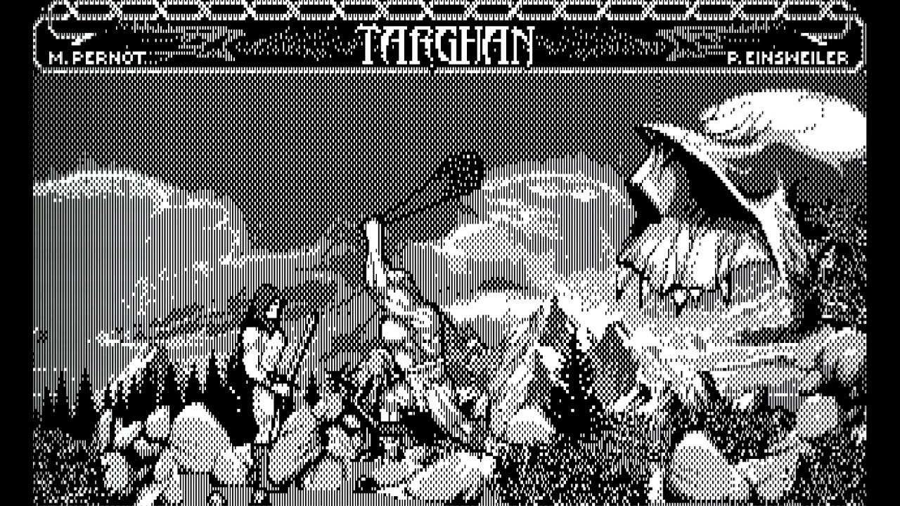 Targhan - [Atari ST, monochrome mode] Longplay (1989)