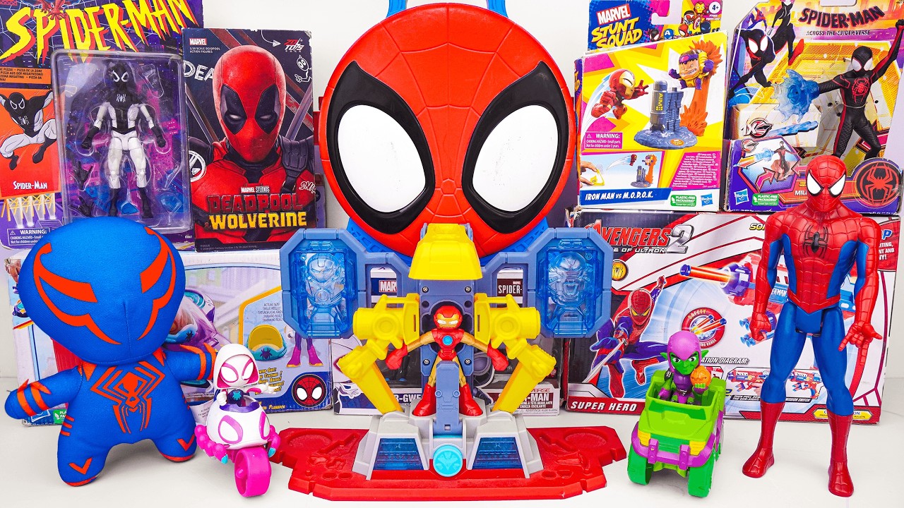 Marvel Spiderman Toys Unboxing Review | Spider Man Mask | Marvel Spiderman Collection Toys