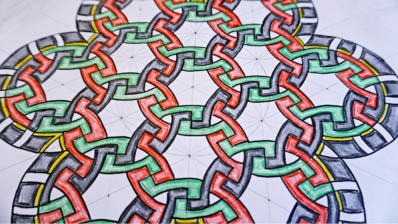 HoneyCombs Patterns ❉ How To Draw | DearingDraws