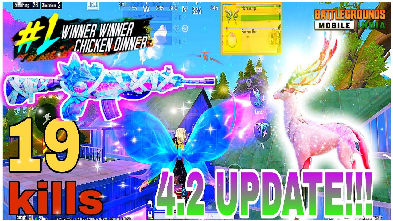 BGMI 4.2 UPDATE OP Gameplay 🔥 19 Kills | FULL GAMEPLAY |😈