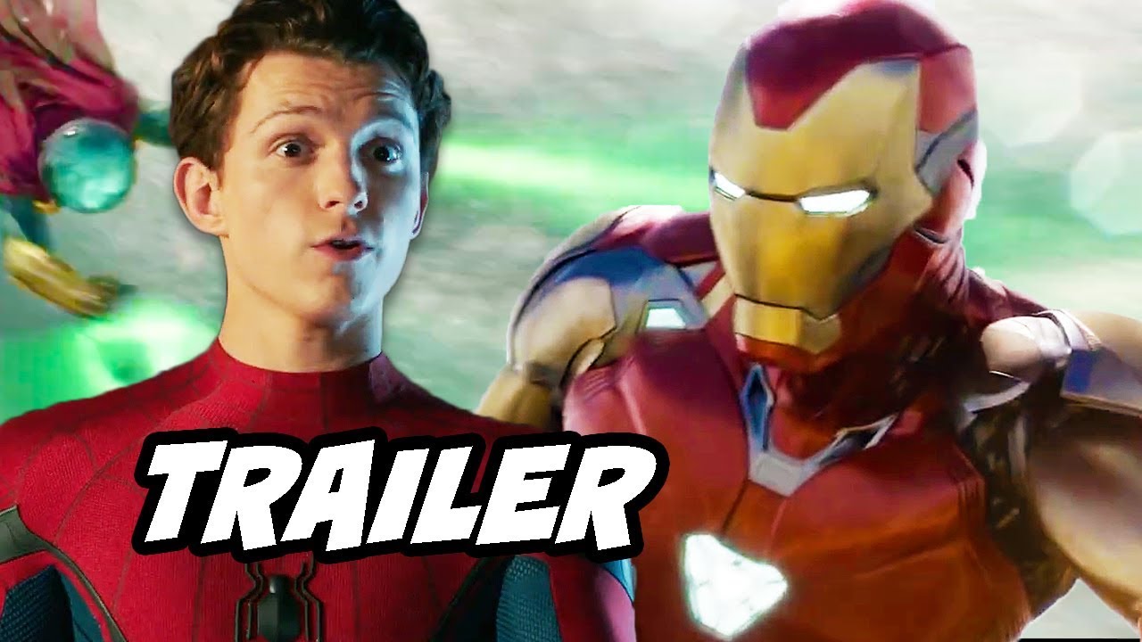 Spider-Man Far From Home Trailer - Hydro Man Scene and Avengers Endgame Ending Explained