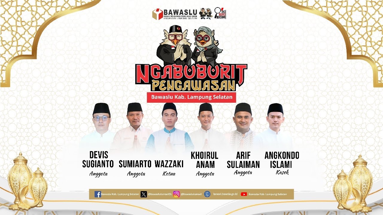 Ngabuburit Pengawasan Bawaslu Kab Lampung Selatan