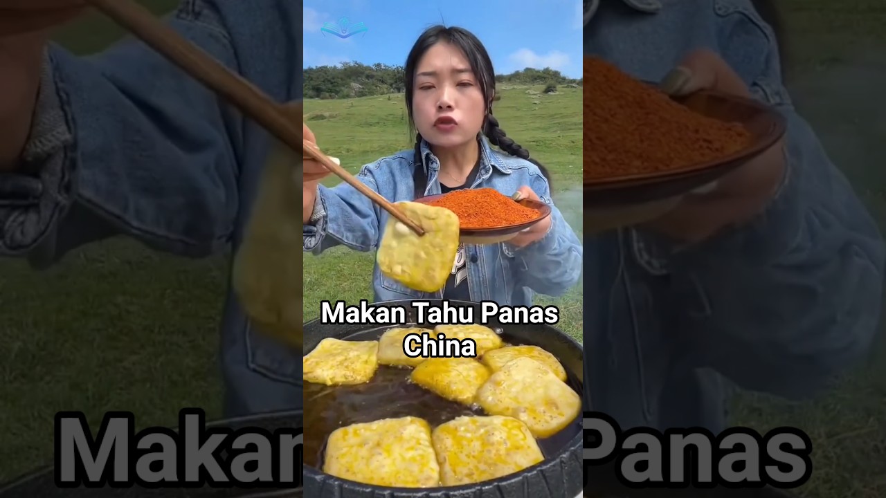 Sensasi makan tahu goreng panas dan pedas china