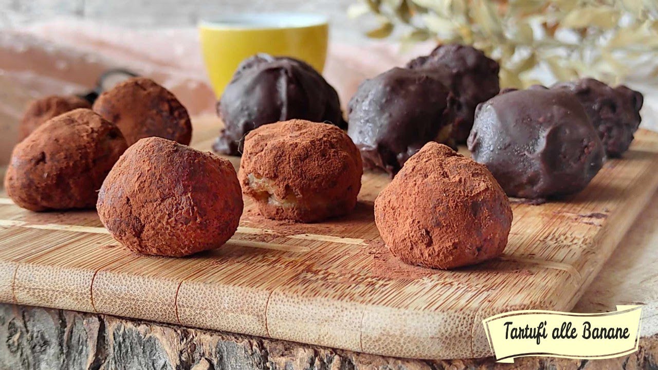Tartufi alla Banana Senza Cottura: Dolcetti Facili e Veloci!