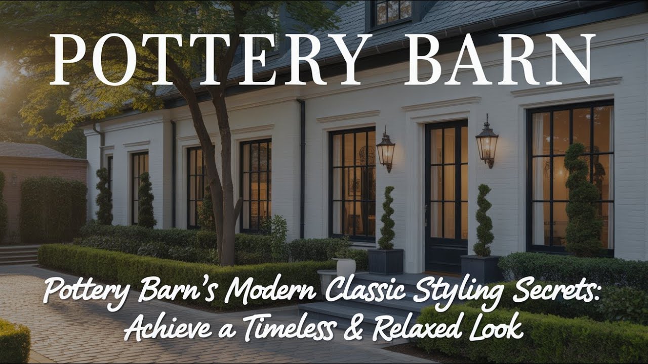 Pottery Barn Dream Home | A Relaxing Blend of Modern Classic Elegance & Warmth