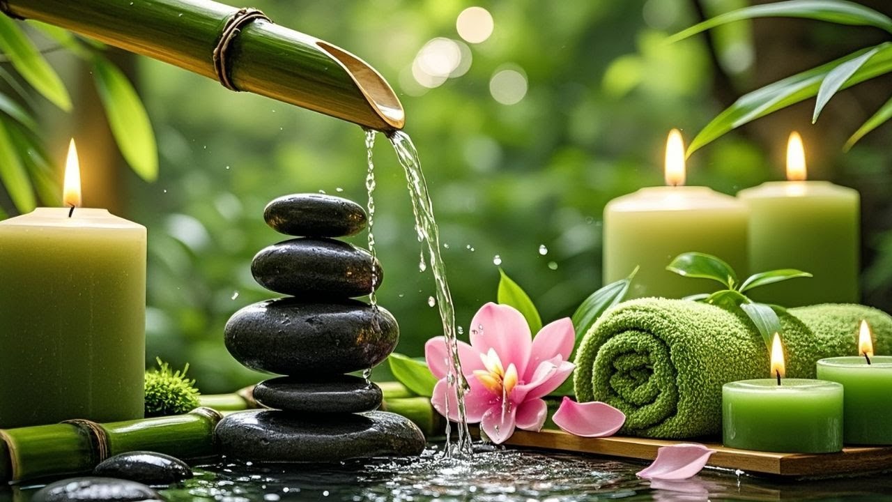 Relaxing Spa Music, Meditation Music, Nature Sounds -Relaxing Piano Music & Water Sounds, Calm Music