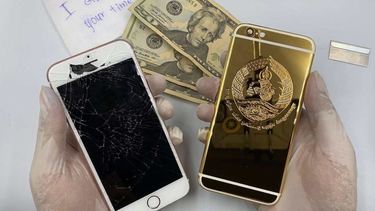 Restoration iPhone 6s to Premium iPhone 24K...