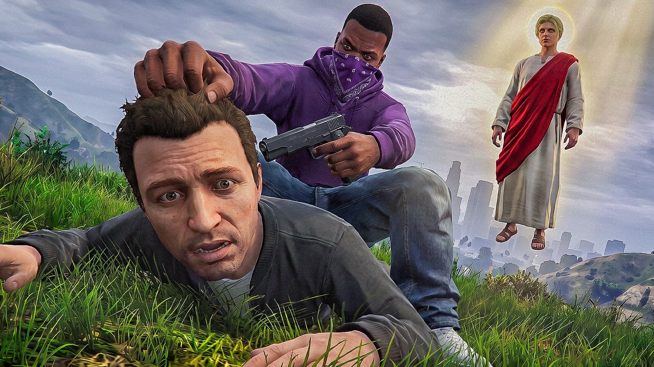 СПАСАЮ Игроков в Образе ИИСУСА в GTA 5 RP
