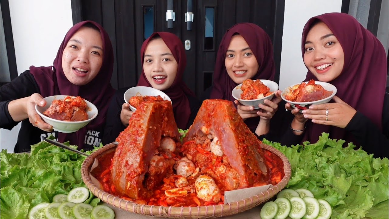 FULL SQUAD‼️😆 MUKBANG BAKSO TUMPENG BERANAK LAVA MERCON BARENG BESTIE | NOCUTCOEDIT🔥