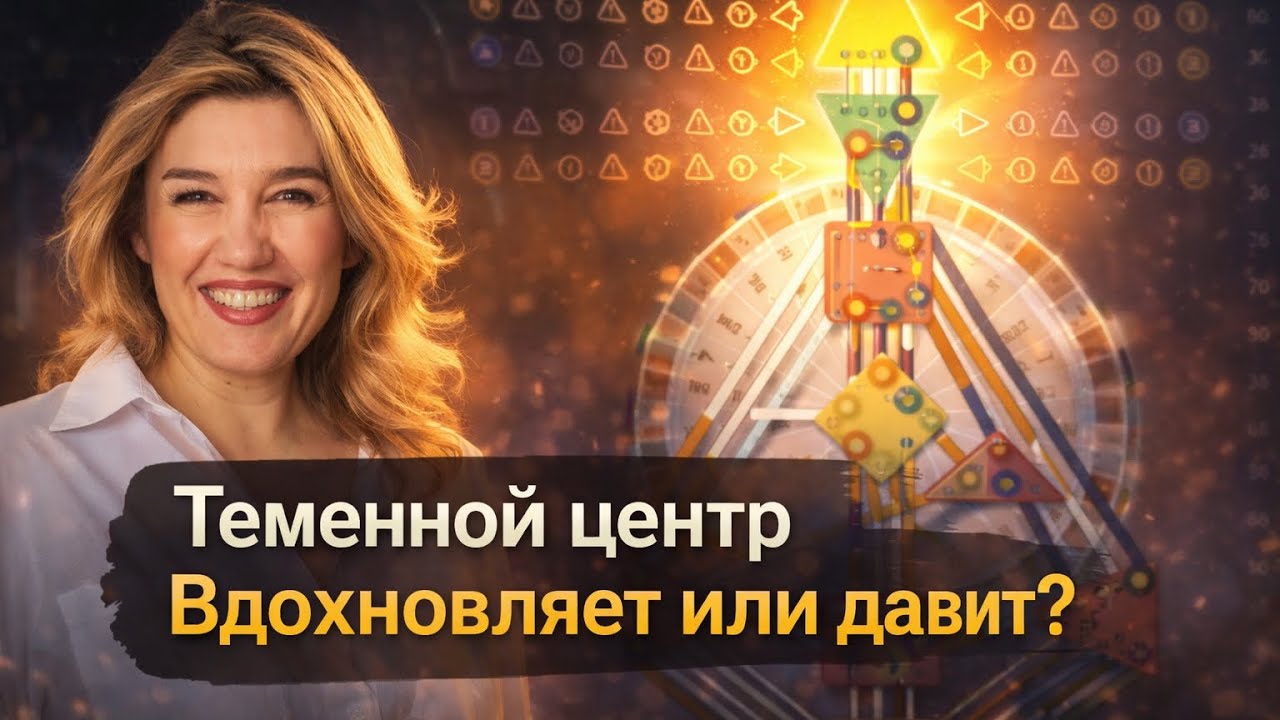 ТЕМЕННОЙ ЦЕНТР | Вдохновение и Давление в Дизайне Человека