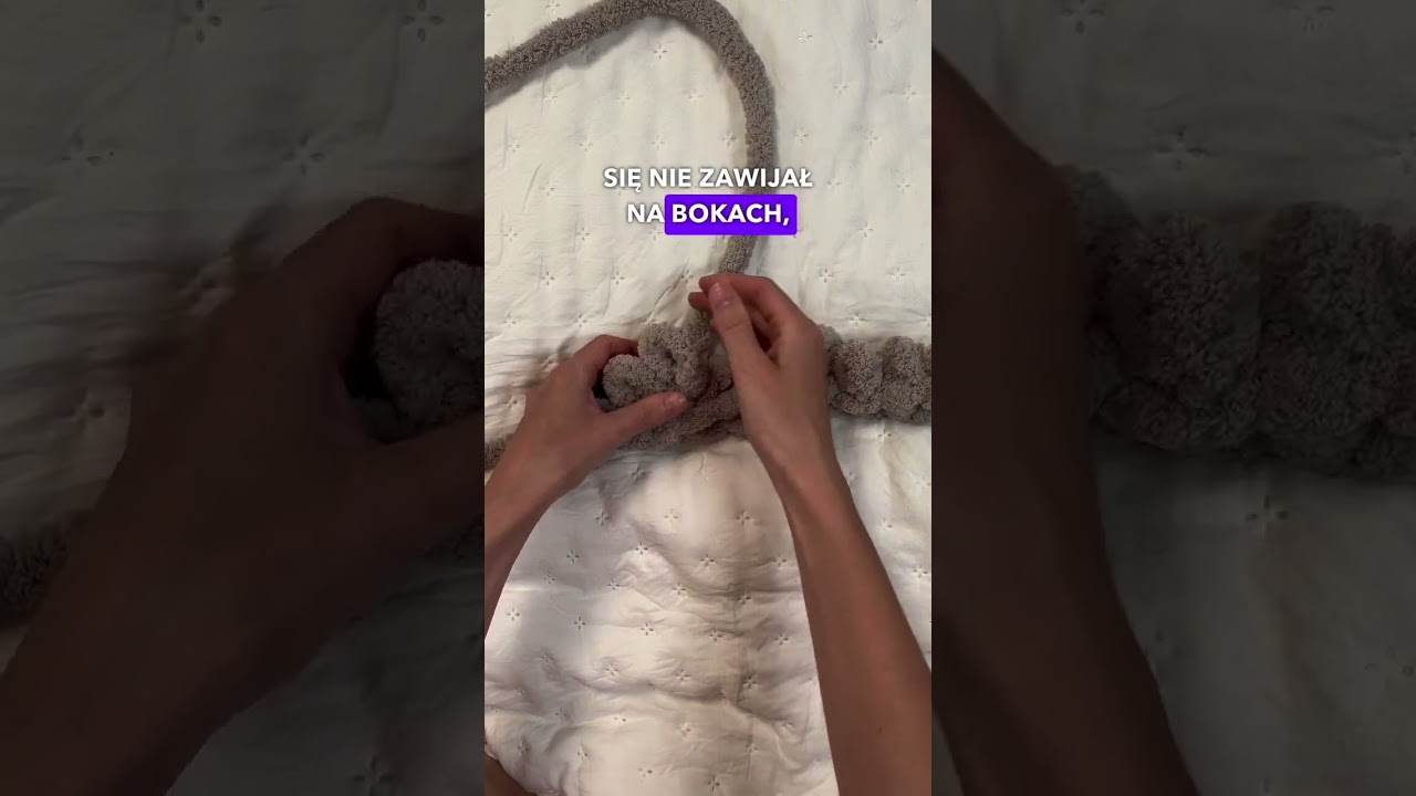 Koc robiony na rękach, tutorial krok po kroku.