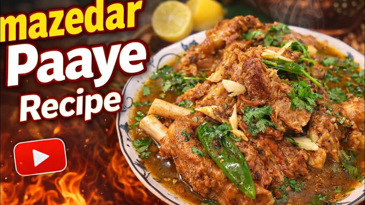 Mazedar Mutton Bong Paye | Desi Nashta Special | Full Flavor Recipe
