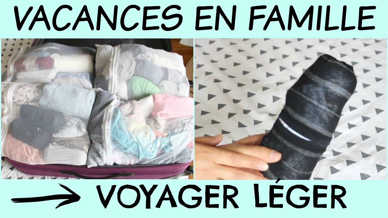 [ASTUCES]: VOYAGER LÉGER QUAND ON A DES ENFANTS!!😎👨‍👩‍👧‍👦☀️