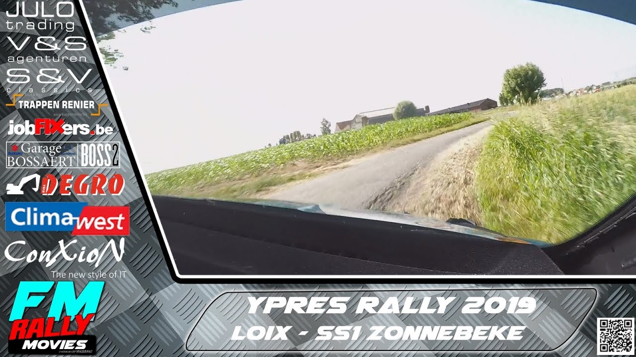 Ypres rally 2019 | ONBOARD | Loix - KP1 Zonnebeke [HD]