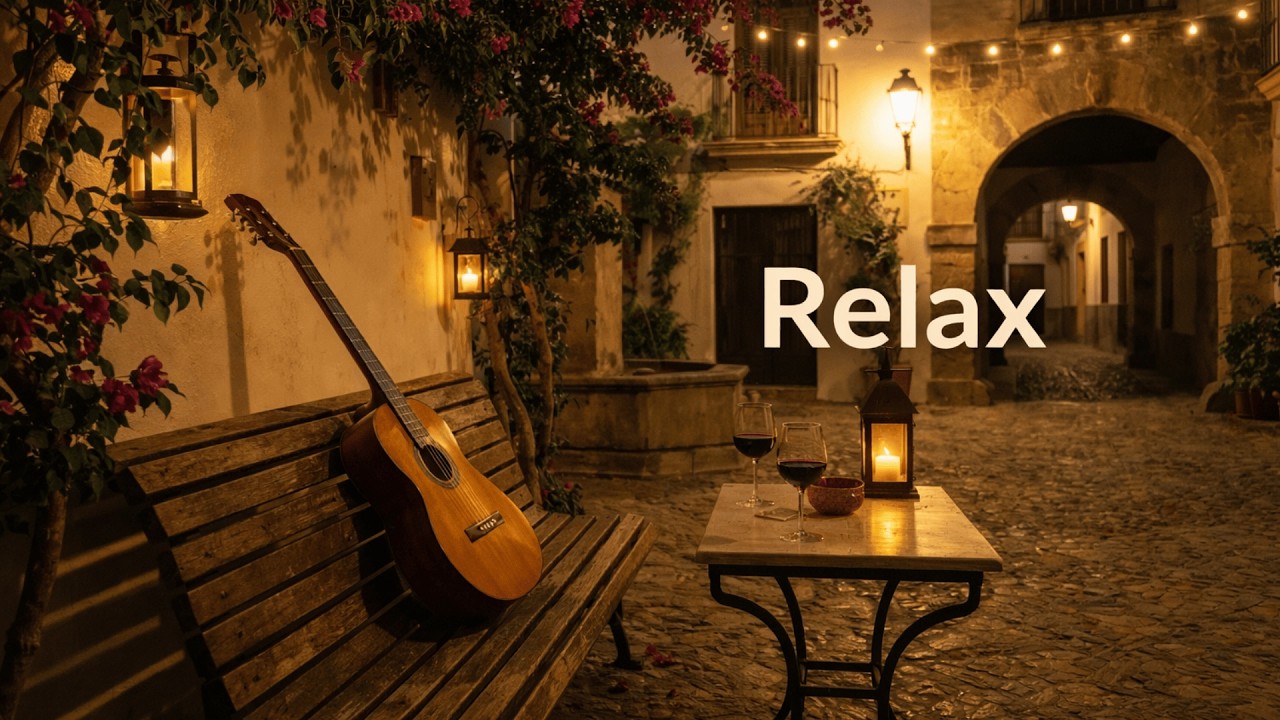 Spanish Courtyard Evenings – Over an hour of Relaxing Spanish Guitar Instrumentals
