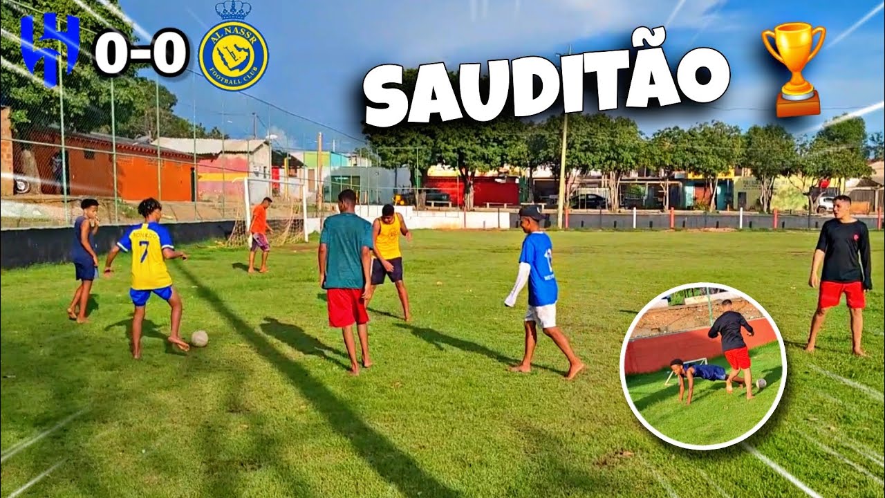 FIZEMOS AL NASSR VS AL HILAL!! JOGO RELÂMPAGO 🌩️😂🏆-Desafios de Futebol