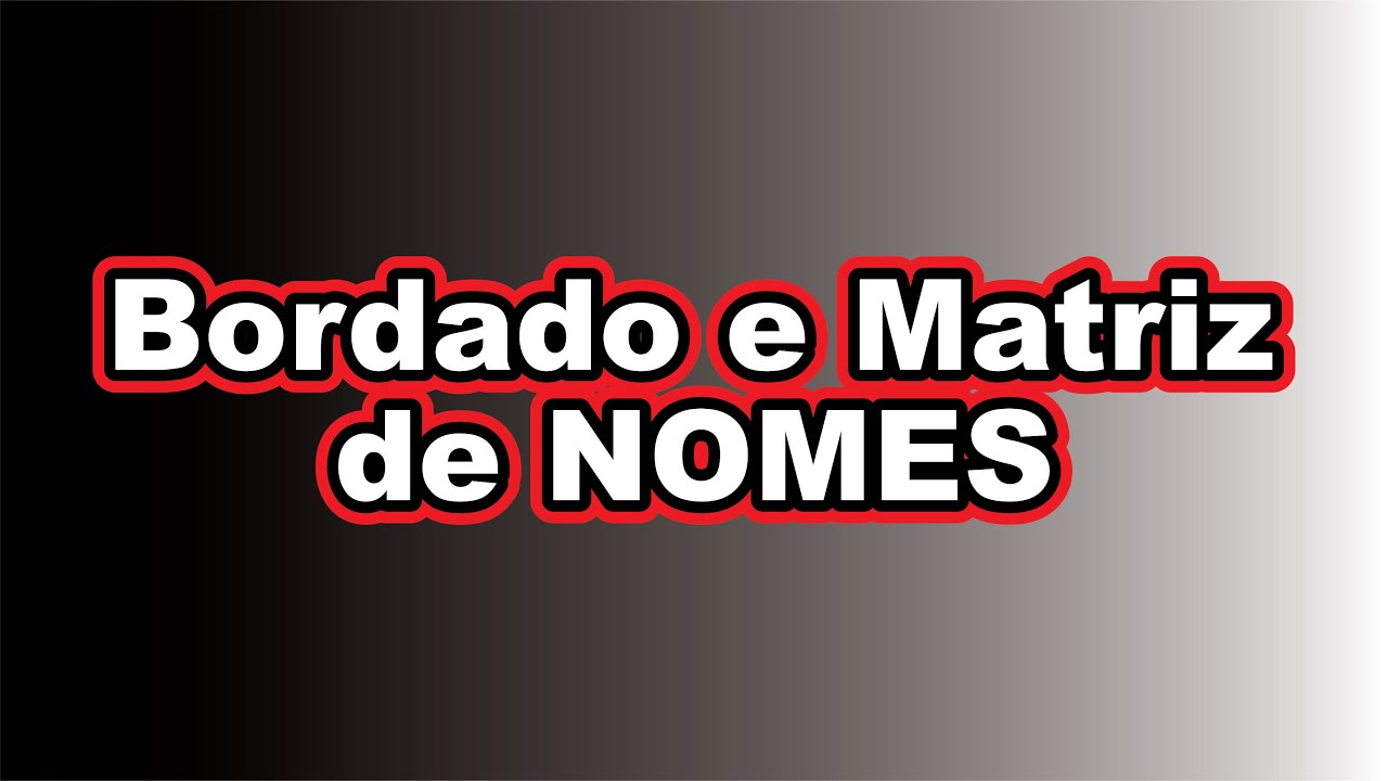 Criando Matriz de Nome Perfeita no Programa WILCOM