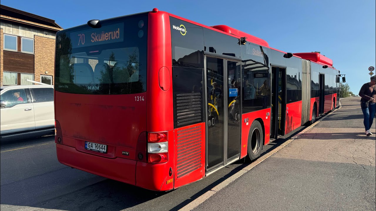 MAN NG313 Lion’s City GL CNG #1314 | Nobina | Ruter Linje 70