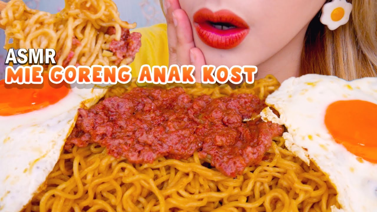 N0 KUNYAH-KUNYAH CLUB😜 ASMR 3 PORSI MIE GORENG KORNET ALA ANAK KOST‼️ | ASMR Indonesia