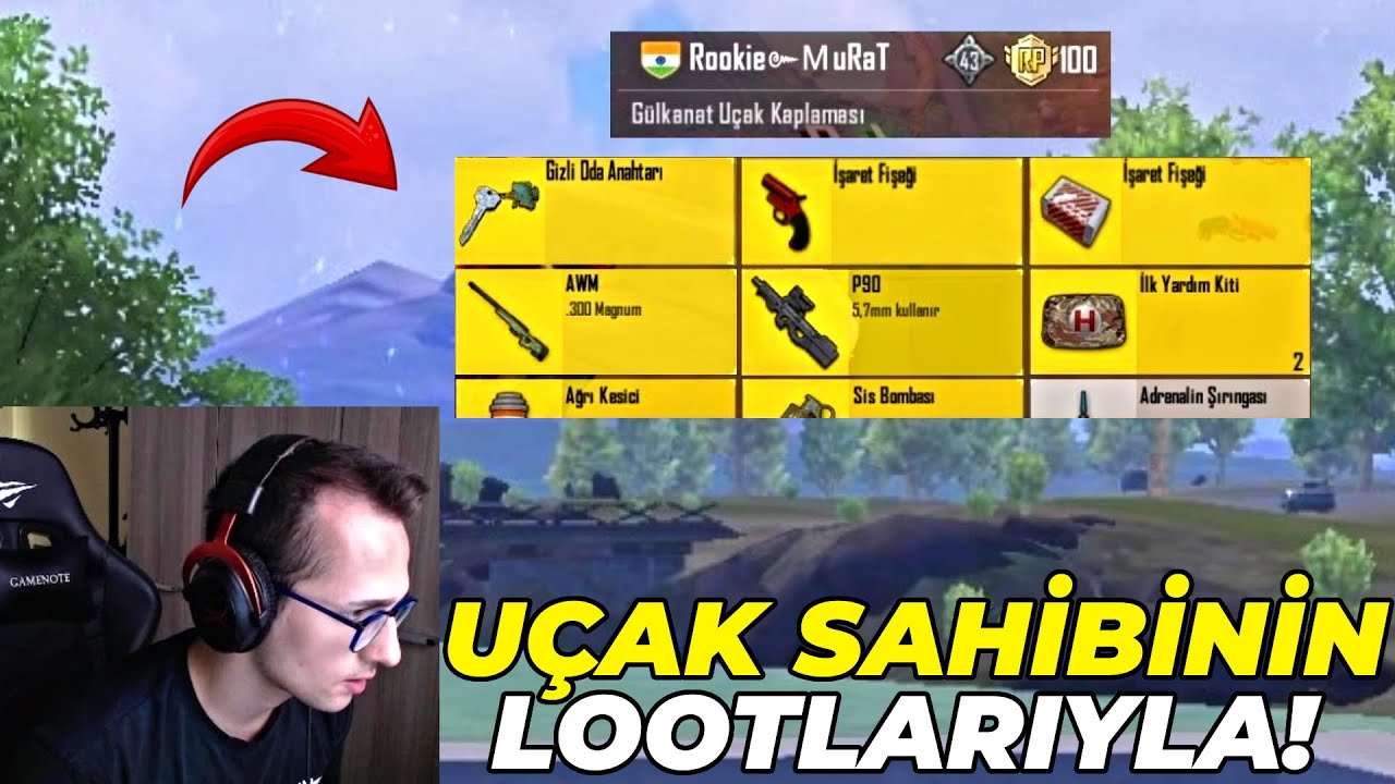 UÇAK SAHİBİNİN LOOTLARIYLA WIN ALMAK ? PUBG MOBILE