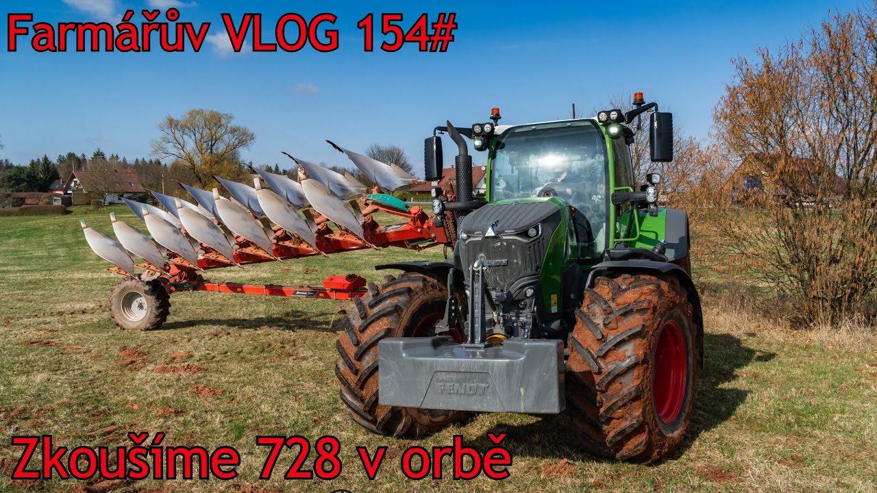 Farmářův VLOG 154# Jarní orba obnov | Fendt 728 G7