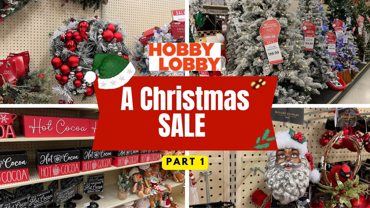 Get Ready for Christmas with These Amazing Deals from Hobby Lobby! #christmastree