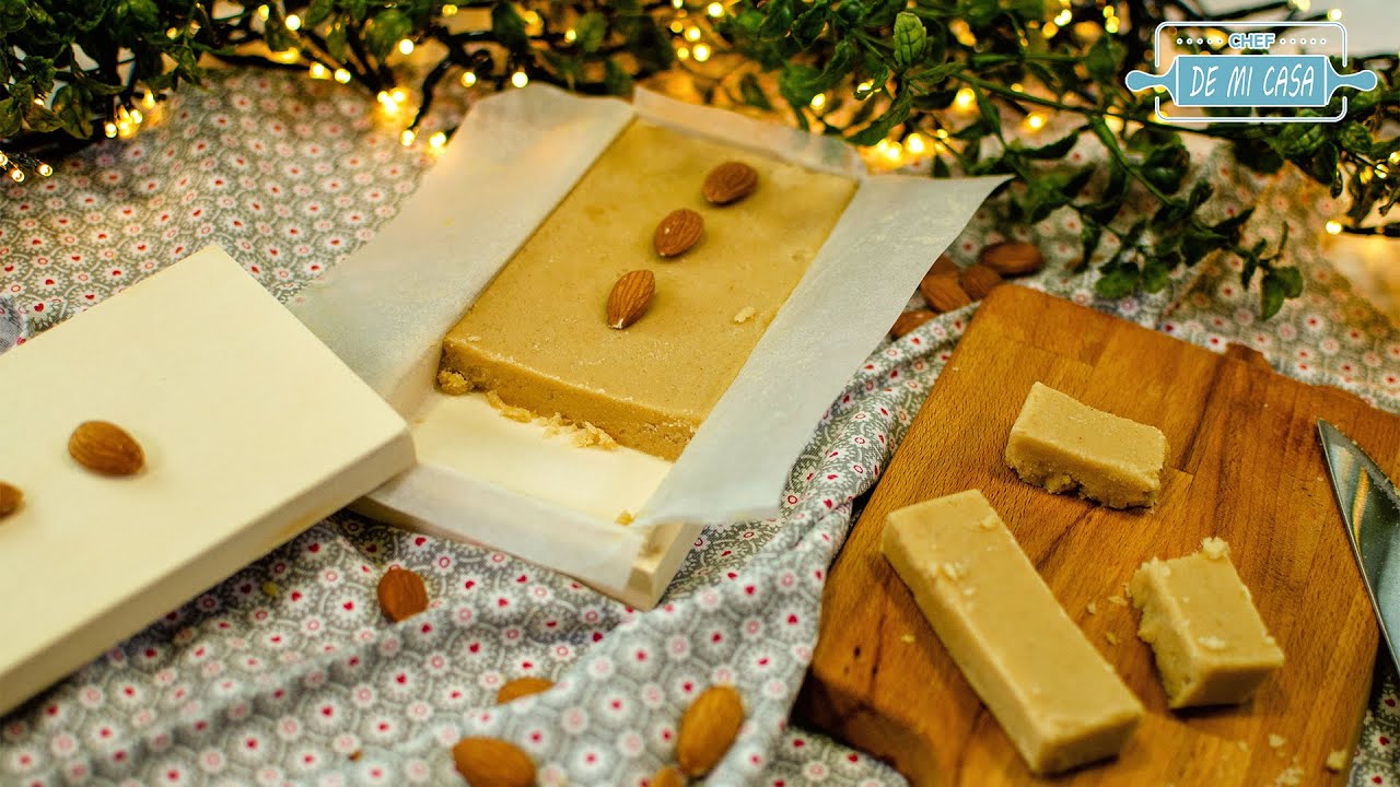 🎄TURRÓN BLANDO de Almendras CASERO🎄Turrón de Jijona ¡DELICIOSO! 🧈🤪🍨 Recetas de Navidad 2020 nº 5/24