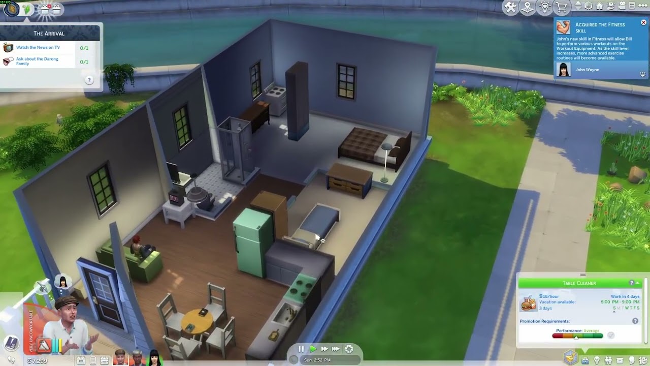 I played the sims