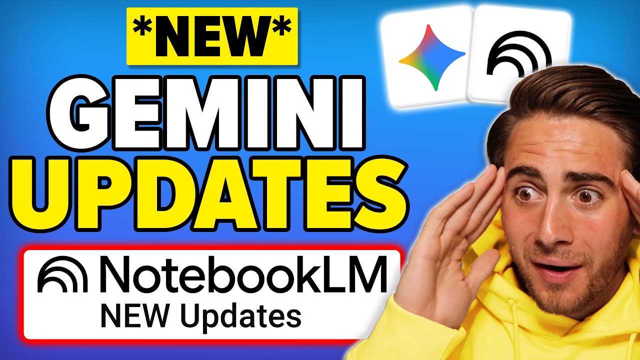 Новые обновления NotebookLM и Google Gemini меняют всё! (Новые функции)
