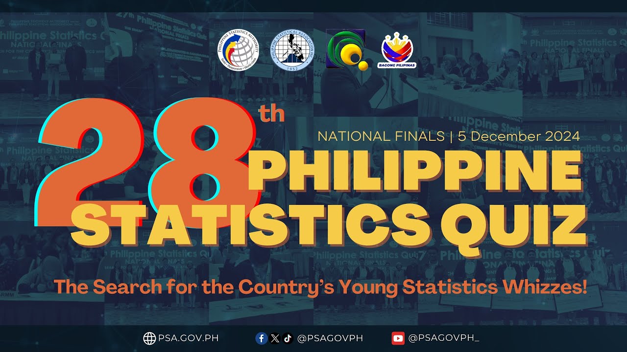 28th Philippine Statistics Quiz National Finals   |   05 December 2024