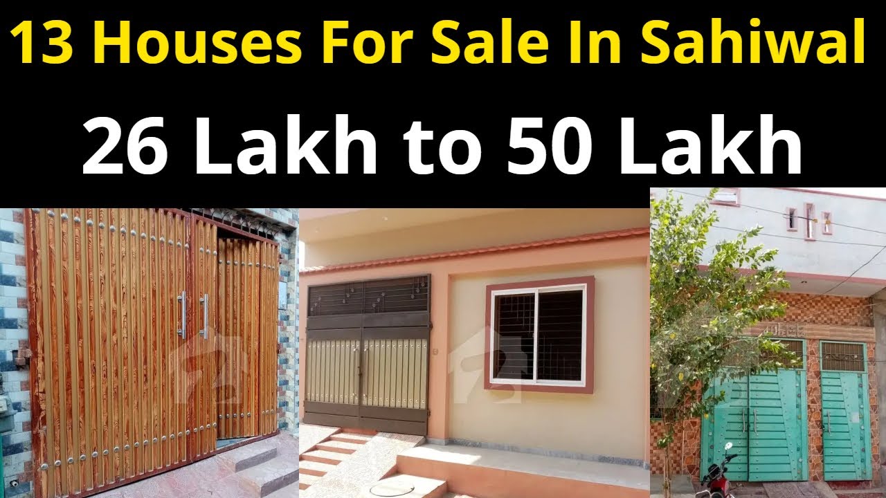 13 Houses For Sale In Sahiwal - Double Story House For Sale In Sahiwal At Low