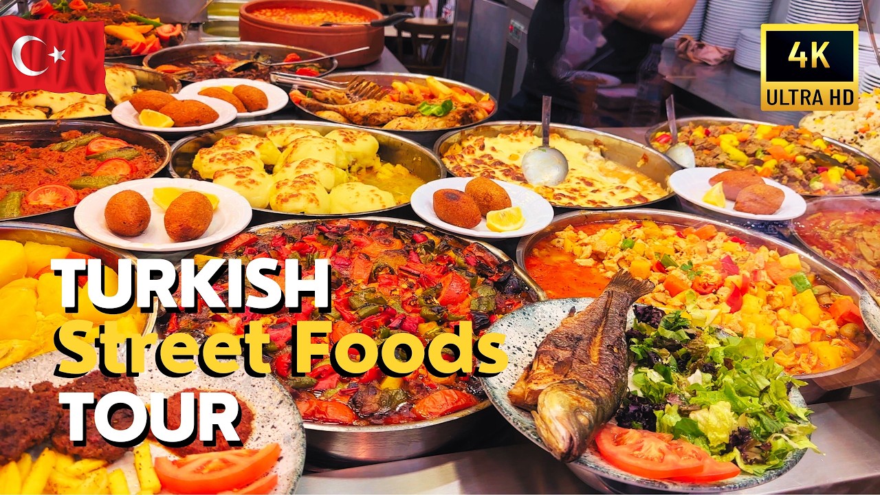 🇹🇷Delicious Turkish Street Foods Tour in Istanbul Turkey 2026 | 4K Walking Tour