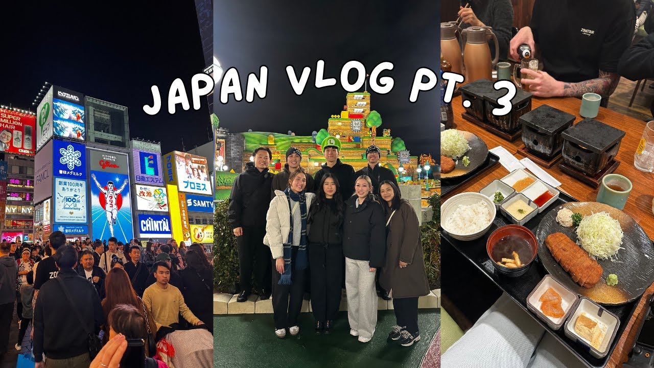 JAPAN VLOG - WEEK 3 (Osaka)