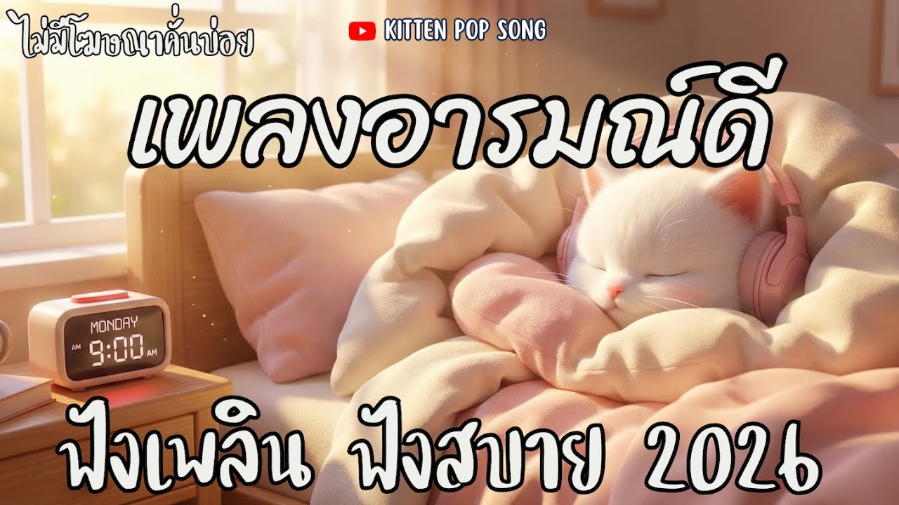 𝐏𝐥𝐚𝐲𝐥𝐢𝐬𝐭 — เจ้าเหมียวชวนฟัง | รวมเพลงเพราะๆ ฟังทำงาน ร้านกาแฟ สไตล์เริ่มต้นสัปดาห์ 2026